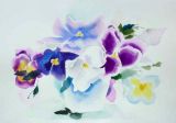 Werner Maier Malerei Blumenaquarell