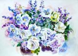Werner Maier Malerei Blumenaquarell