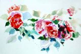 Werner Maier Malerei Blumenaquarell