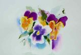 Werner Maier Malerei Blumenaquarell