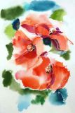 Werner Maier Malerei Blumenaquarell