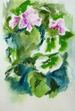 Werner Maier Malerei Blumenaquarell