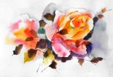 Werner Maier Malerei Blumenaquarell