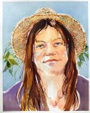 Porträt Aquarell Werner Maier Malerei