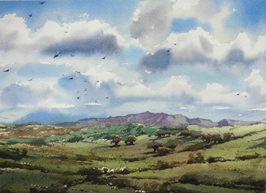 Landschaft Aquarellkurs Werner Maier Malerei