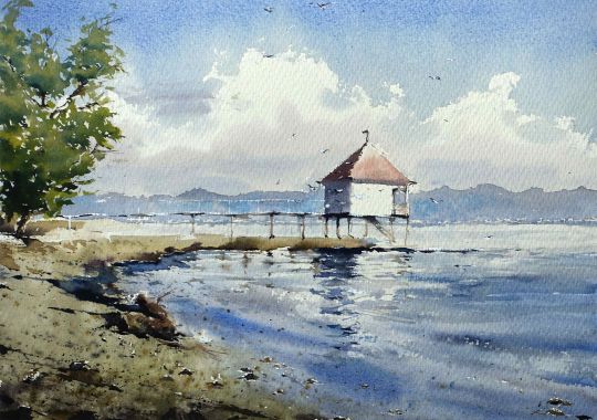 Aquarellkurse Landschaft Aquarellkurs malen lernen Werner Maier Malerei