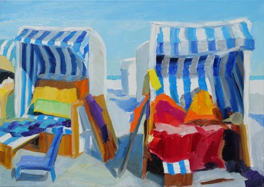 Landschaft Acryl Öl Werner Maier Malerei 