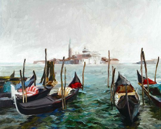 Landschaft Acryl Öl Werner Maier Malerei 