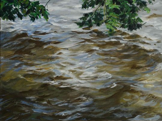 Landschaft Acryl Öl Werner Maier Malerei 