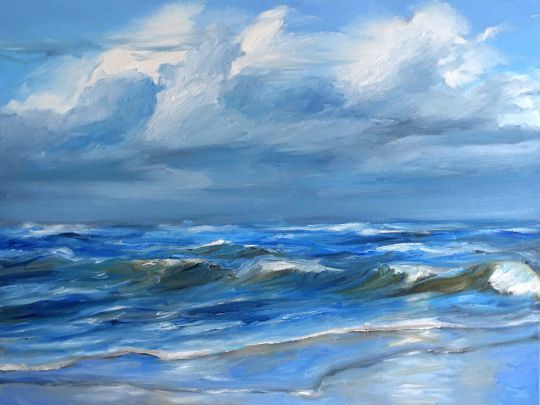 Landschaft Acryl Öl Werner Maier Malerei 