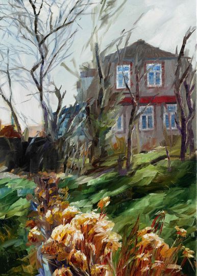 Landschaft Acryl Öl Werner Maier Malerei 