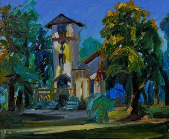 Landschaft Acryl Öl Werner Maier Malerei 