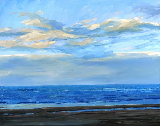 Landschaft Acryl Öl Werner Maier Malerei 