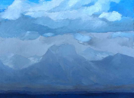 Landschaft Acryl Öl Werner Maier Malerei 