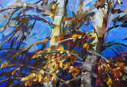 Landschaft Acryl Öl Werner Maier Malerei 