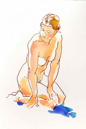 Werner Maier Aktzeichnung Malerei