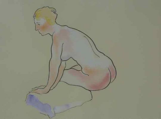 Werner Maier Aktzeichnung Malerei