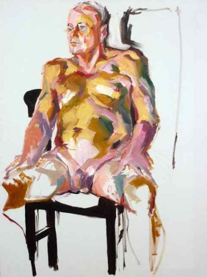 Werner Maier Akt in Öl Malerei