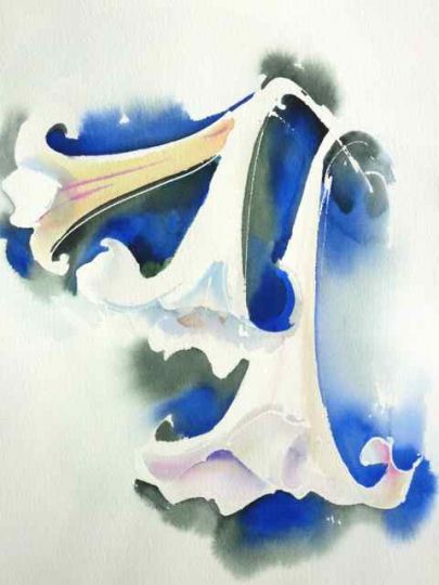 Werner Maier Malerei Blumenaquarell