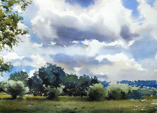 Aquarellkurse Aquarell malen lernen Werner Maier Malerei Landschaft