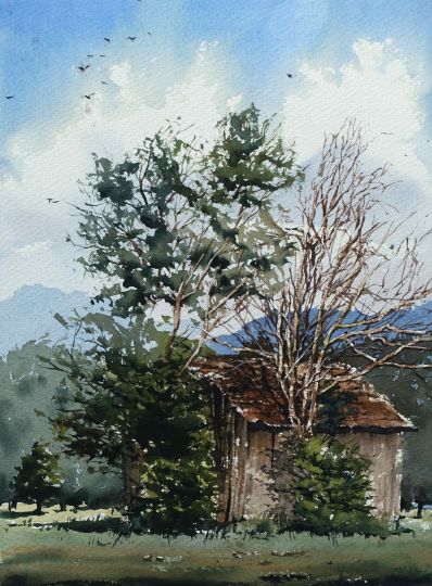 Aquarellkurse Aquarell malen lernen Werner Maier Malerei Landschaft