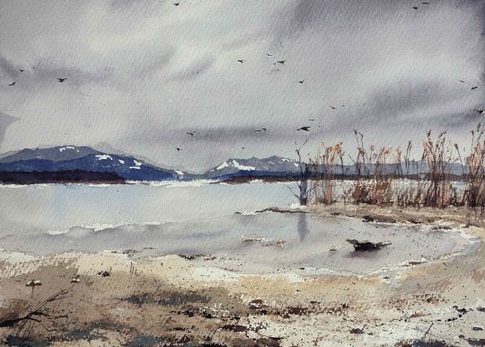 Aquarellkurse Aquarell malen lernen Werner Maier Malerei Landschaft