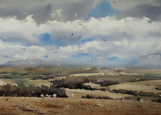 Landschaft Aquarellkurs Werner Maier Malerei