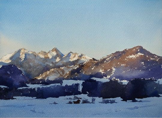 Aquarellkurse Aquarell malen lernen Werner Maier Malerei Landschaft