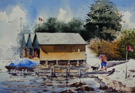 Aquarellkurse Aquarell malen lernen Werner Maier Malerei Landschaft