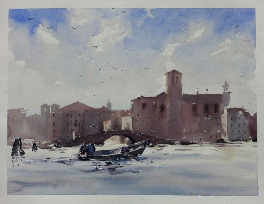 Aquarellkurse Aquarell malen lernen Werner Maier Malerei Landschaft