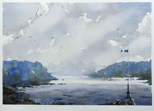 Aquarellkurse Aquarell malen lernen Werner Maier Malerei Landschaft