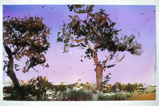 Aquarellkurse Aquarell malen lernen Werner Maier Malerei Landschaft