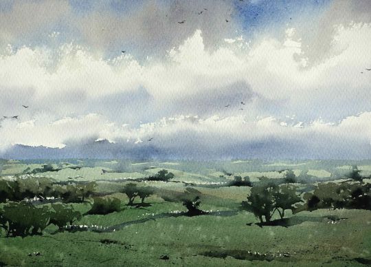 Aquarellkurse Aquarell malen lernen Werner Maier Malerei Landschaft