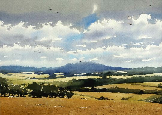 Aquarellkurse Aquarell malen lernen Werner Maier Malerei Landschaft