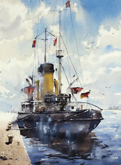 Aquarellkurse Aquarell malen lernen Werner Maier Malerei Landschaft